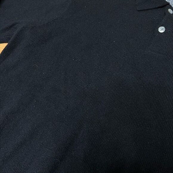 Vintage 90s Polo Lambswool Collared Sweater Pullover Large - Picture 5 of 10